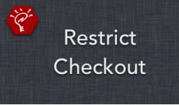 Restrict Checkout