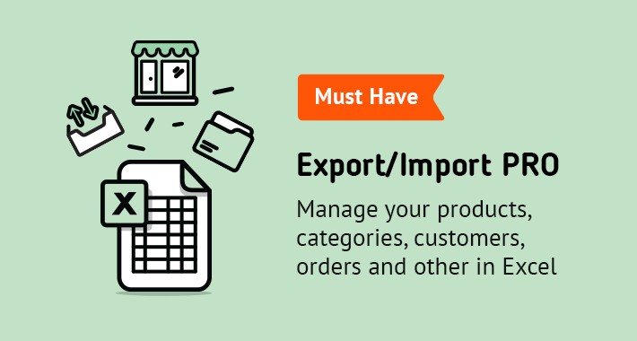 Export-Import to Excel PRO: products, categories, attributes ...