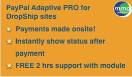 Paypal Adaptive PRO  -- designed for Dropship si..