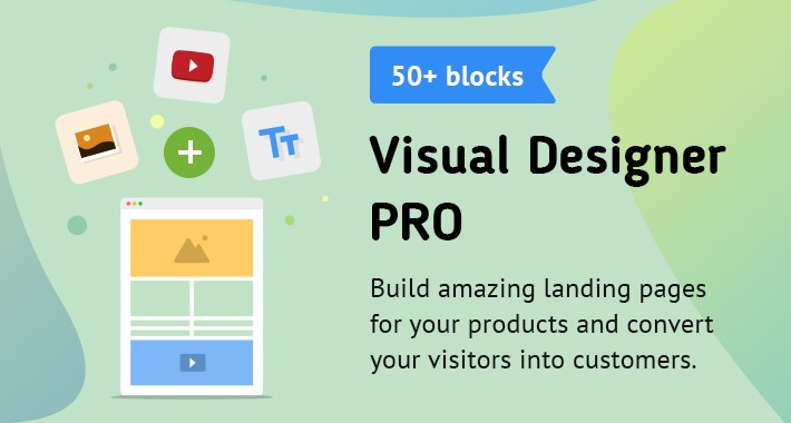 Visual Designer PRO  (The First Page Builder for Opencart)