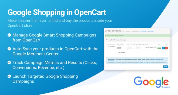 Google Shopping for OpenCart