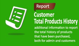 Customer Total Products History