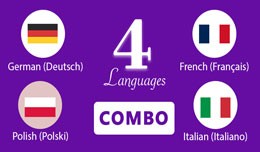 German,Italian,French and Polish Languages openc..