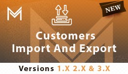 Customer Import  Export
