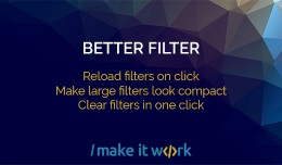 Better Filter - make large filters look compact,..