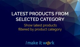 Latest Products From selected Category