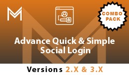 Advance Quick  & Checkout Page Social Login ..