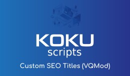 Custom SEO Titles (VQMod)