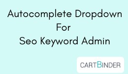 Autocomplete dropdown in admin for seo keyword p..