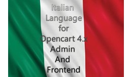 Full Italian language for Opencart 4.x both Andm..