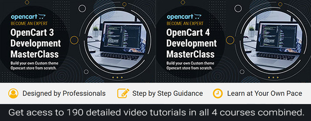 Opencart Development Masterclass Bundle