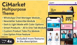 CiMarket - Multipurpose Opencart 4x Theme
