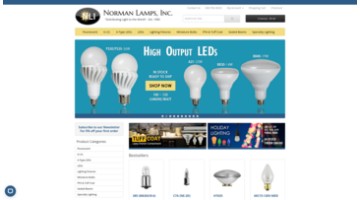 Norman Lamps  ( Redesign of the website ) 
