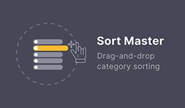 SortMaster — Sort order for categories using d..